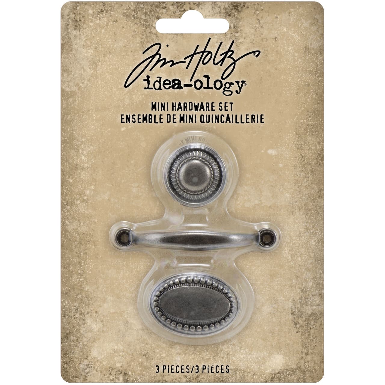 Idea-Ology Mini Metal Hardware Pulls 3/Pkg-